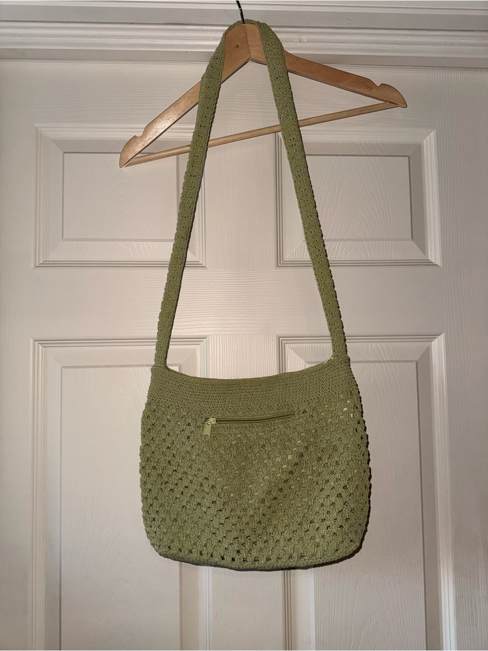 Carlo D’Santi Green Crochet Bag with Floral Detail - Picture 3 of 9